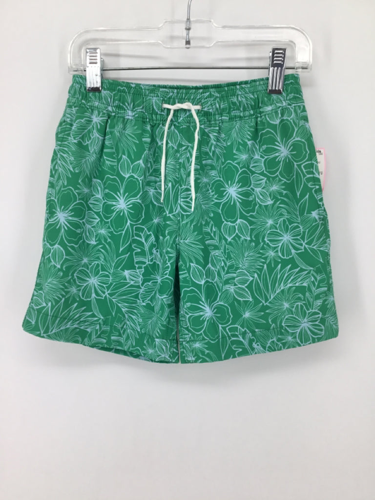 Crewcuts Child Size 5 Green Print Swimwear - boys