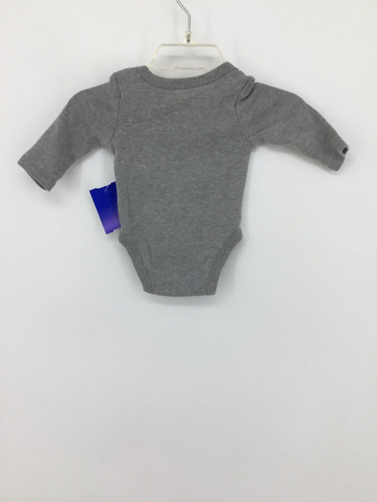 Nike Child Size Newborn Gray Onesie