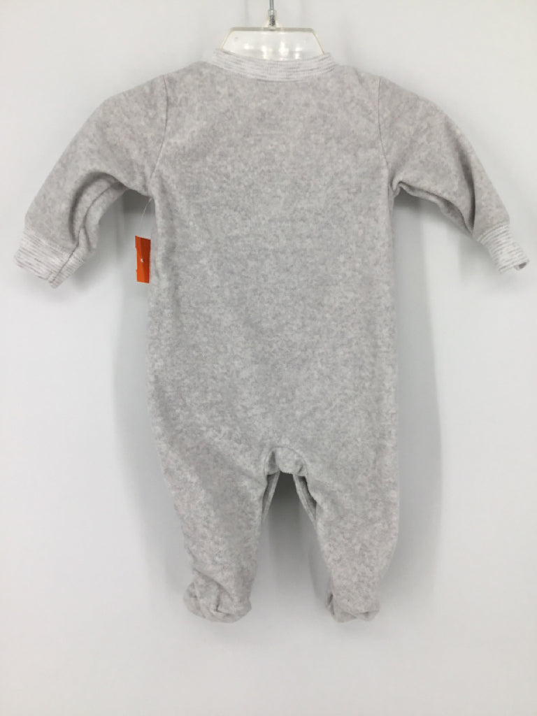 Carter's Child Size 3 Months Gray Sleepers