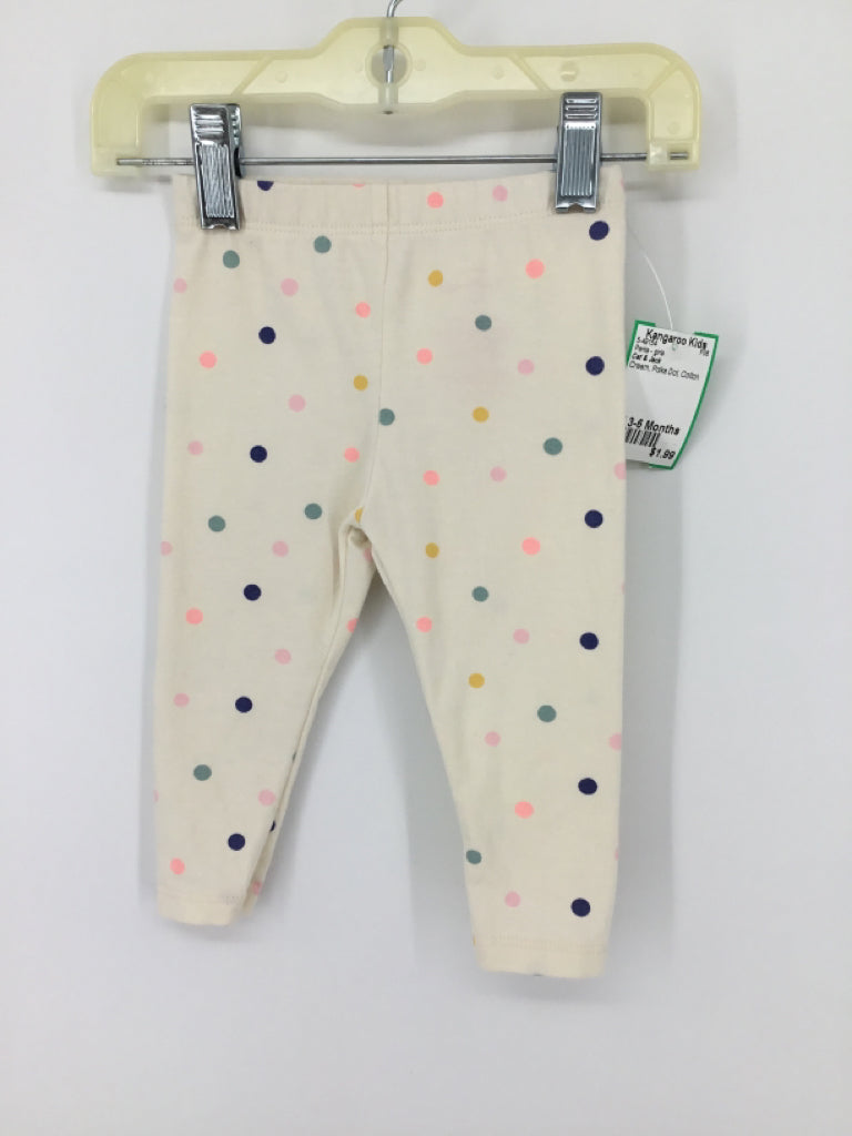 Cat & Jack Child Size 3-6 Months Cream Pants - girls