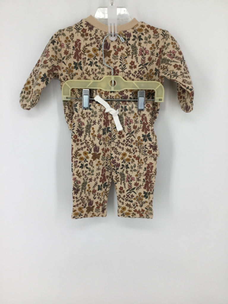 Little Co Child Size 6 Months Tan Outfit - girls