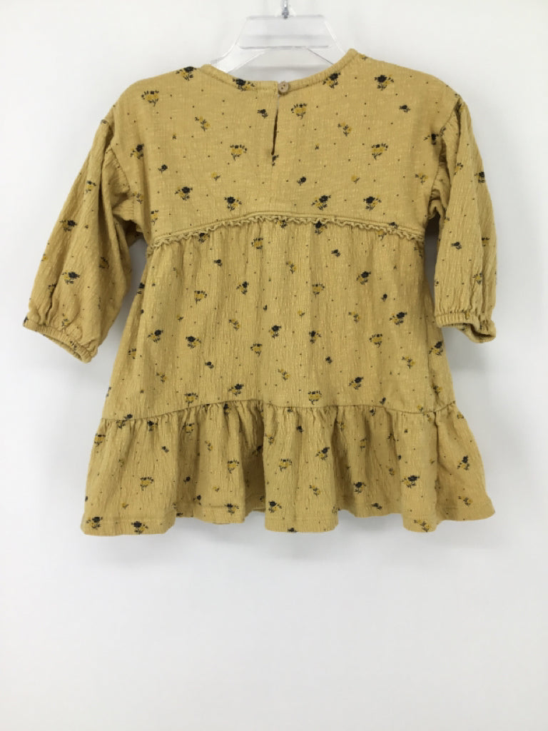 Zara Child Size 18-24 Months Yellow Dress - girls