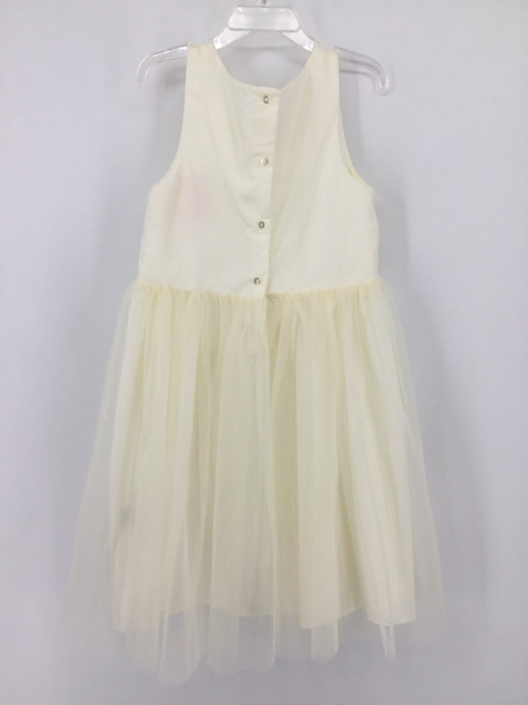H & M Child Size 7 Cream Dress - girls