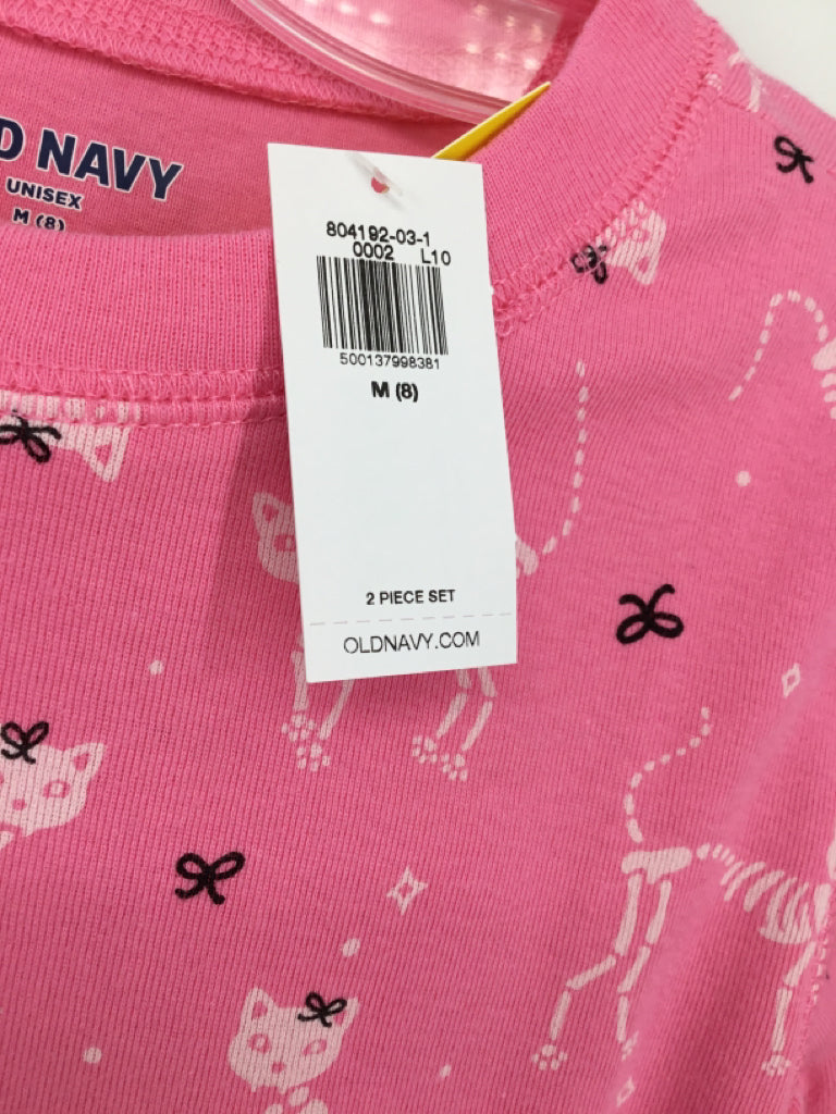 Old Navy Child Size 8 Pink Halloween Pajamas