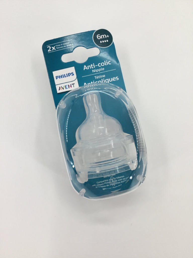 Avent Child Size 6 Months Anti-Colic Nipple Pack of 2