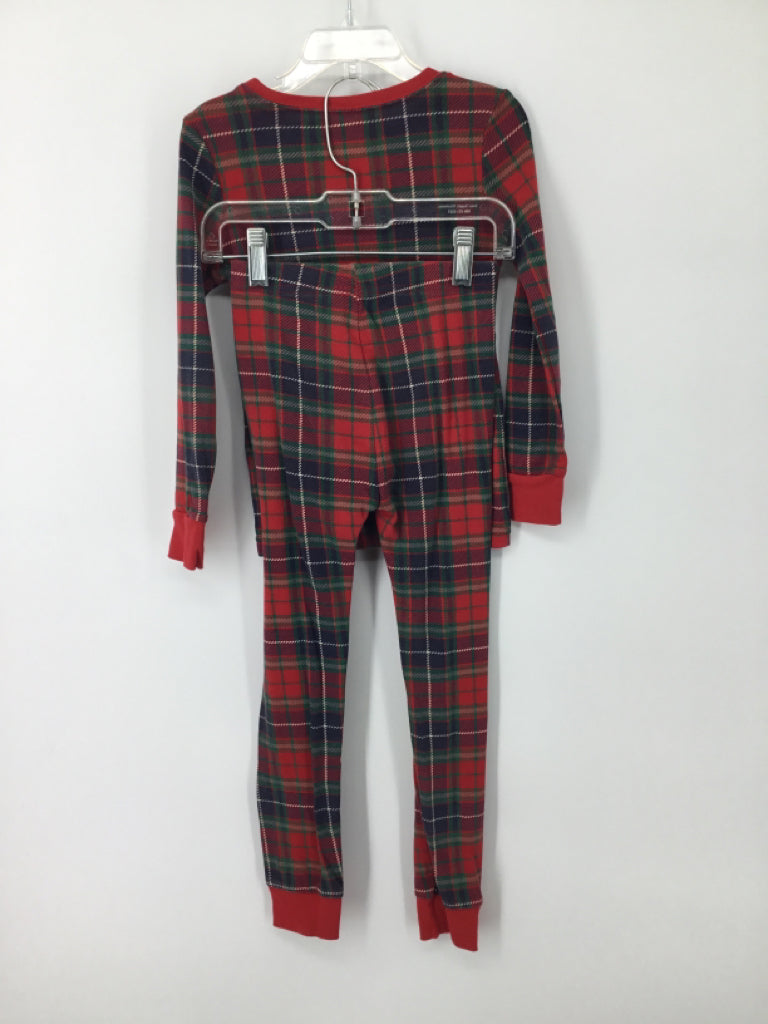 Old Navy Child Size 5 Red Plaid Pajamas - boys