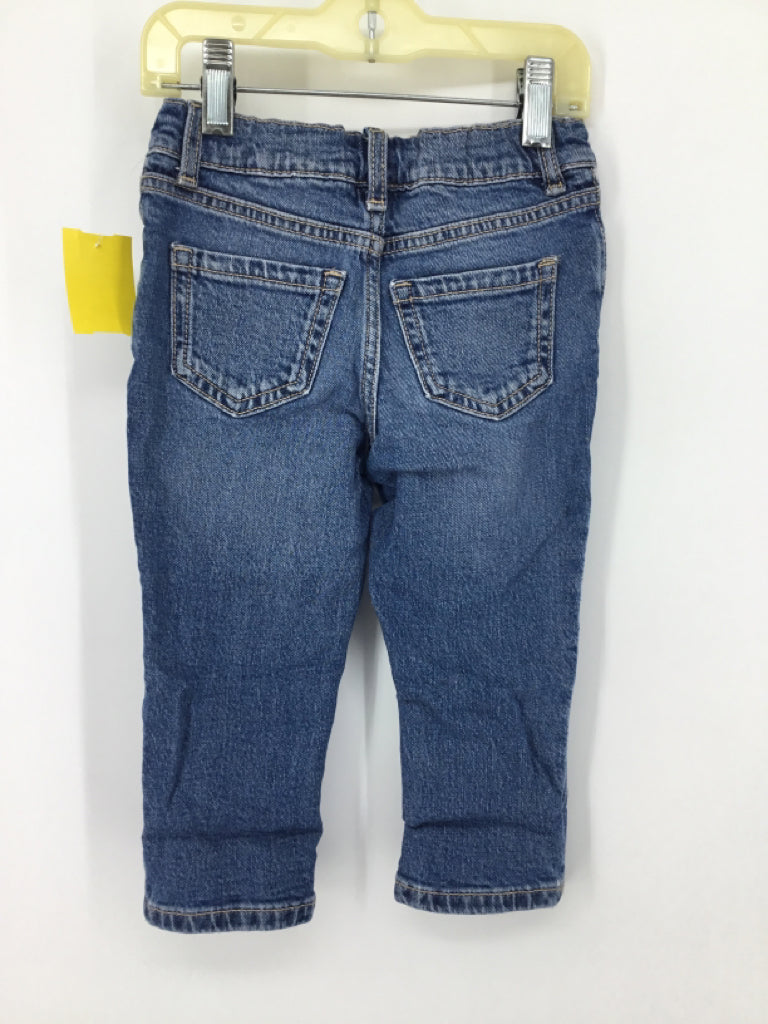 Childrens Place Child Size 2 Blue Solid Jeans - boys