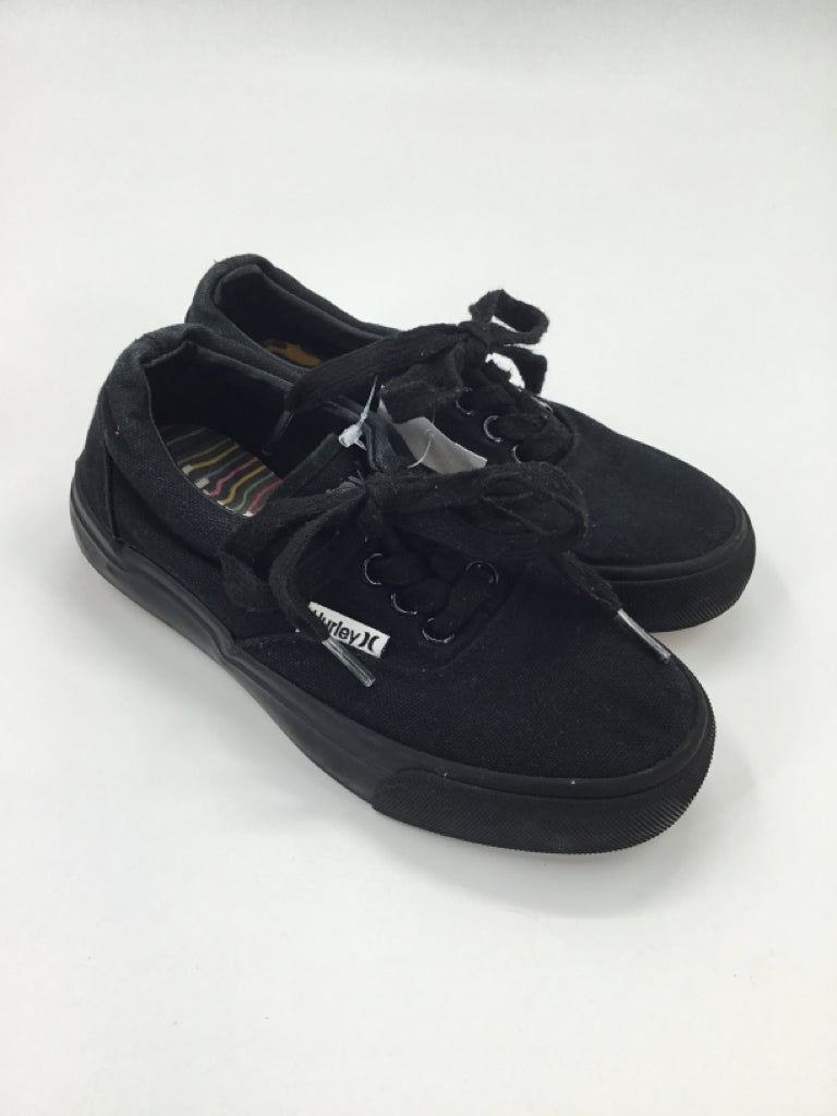 Hurley Child Size 1 Youth Black Sneakers