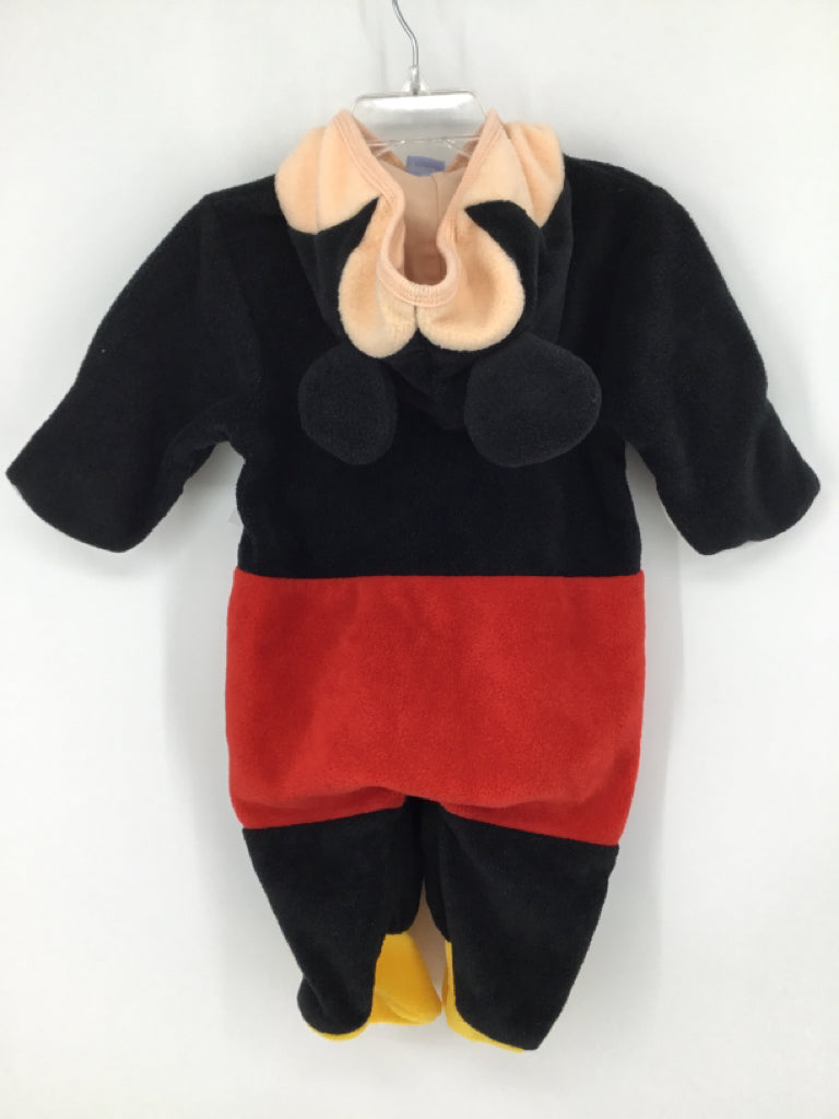 Disney Child Size 3-6 Months Black Mickey Mouse Halloween Costume