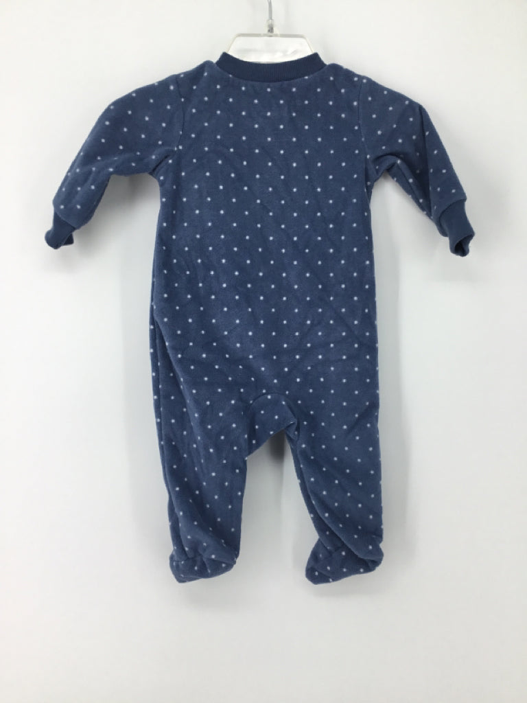 Carter's Child Size 3 Months Blue Sleepers