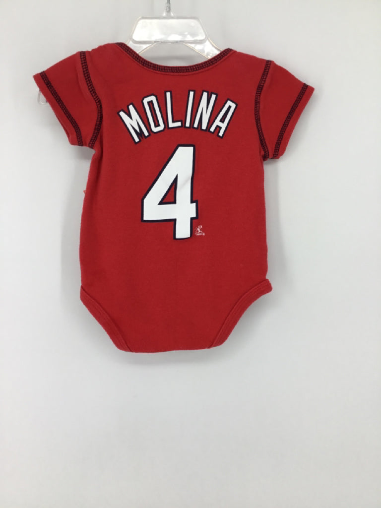 Genuine Merchandise Child Size 3-6 Months Red Onesie