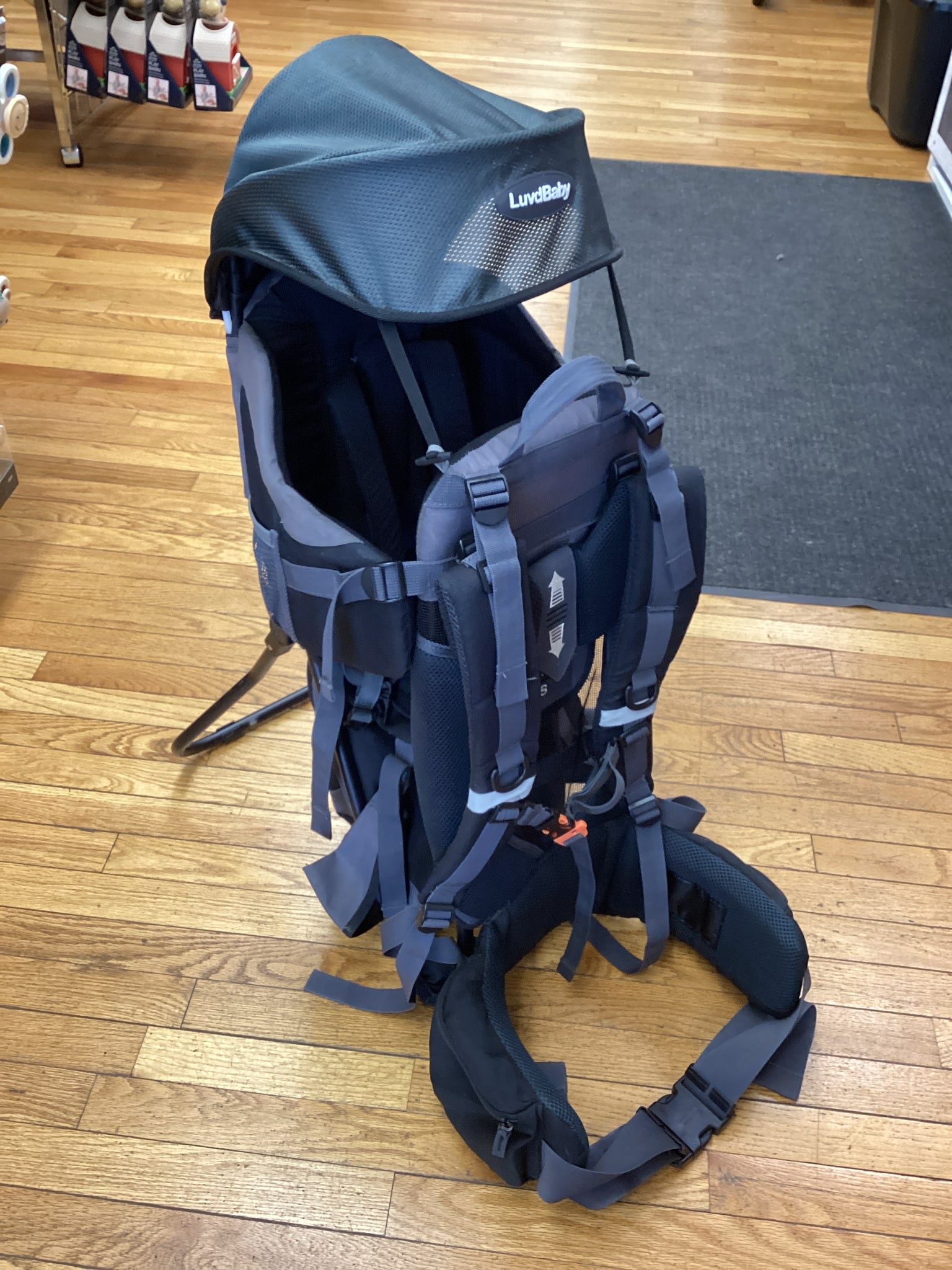Luvd Baby Black Backpack Carrier