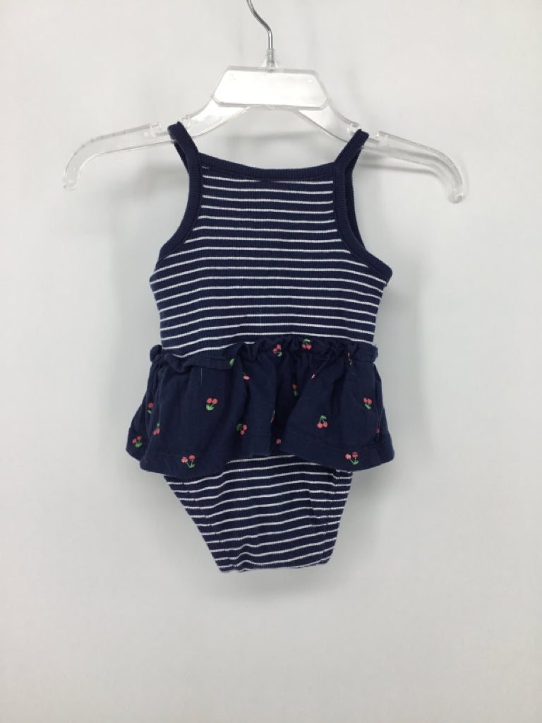 Carter's Child Size 3 Months Navy Outfit - girls