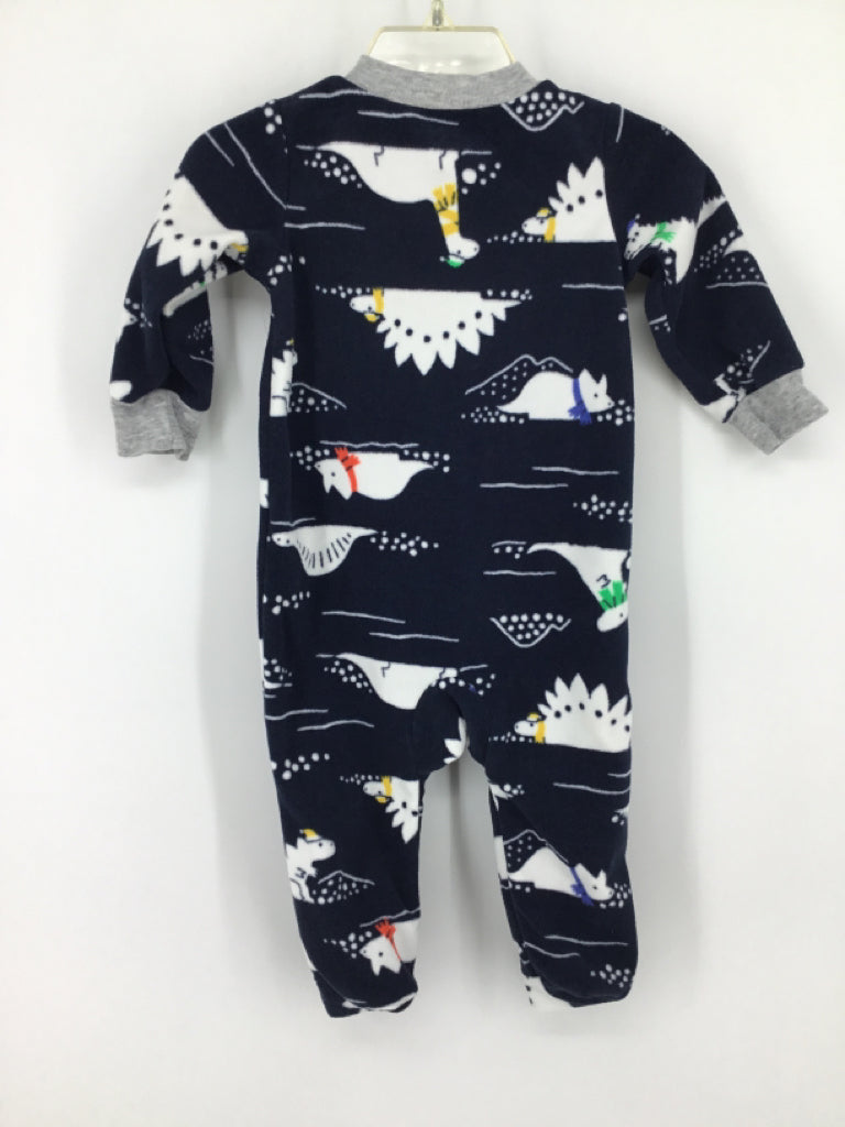 Carter's Child Size 6 Months Navy Sleepers