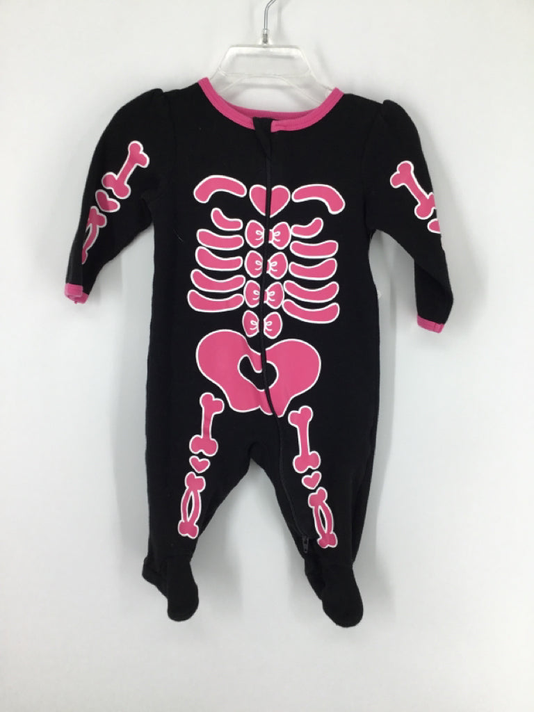 brandless Child Size 3-6 Months Black Halloween Sleeper