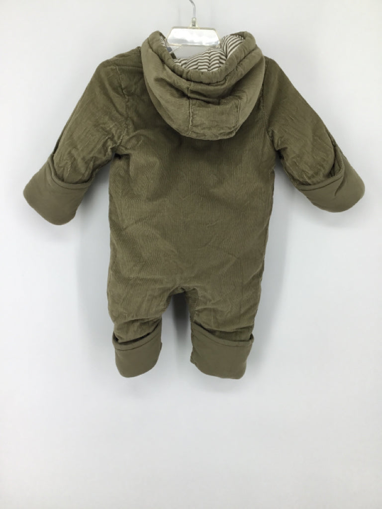 Little Planet Child Size 3 Months Green Solid Outerwear - boys