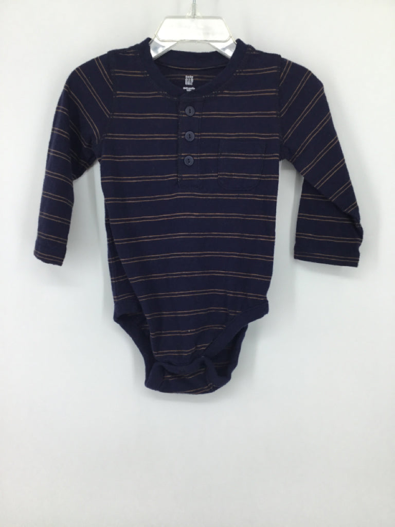 Baby Gap Child Size 12-18 Months Navy Onesie