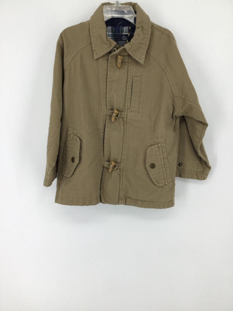 Oshare Child Size 5 Tan Solid Jacket - boys