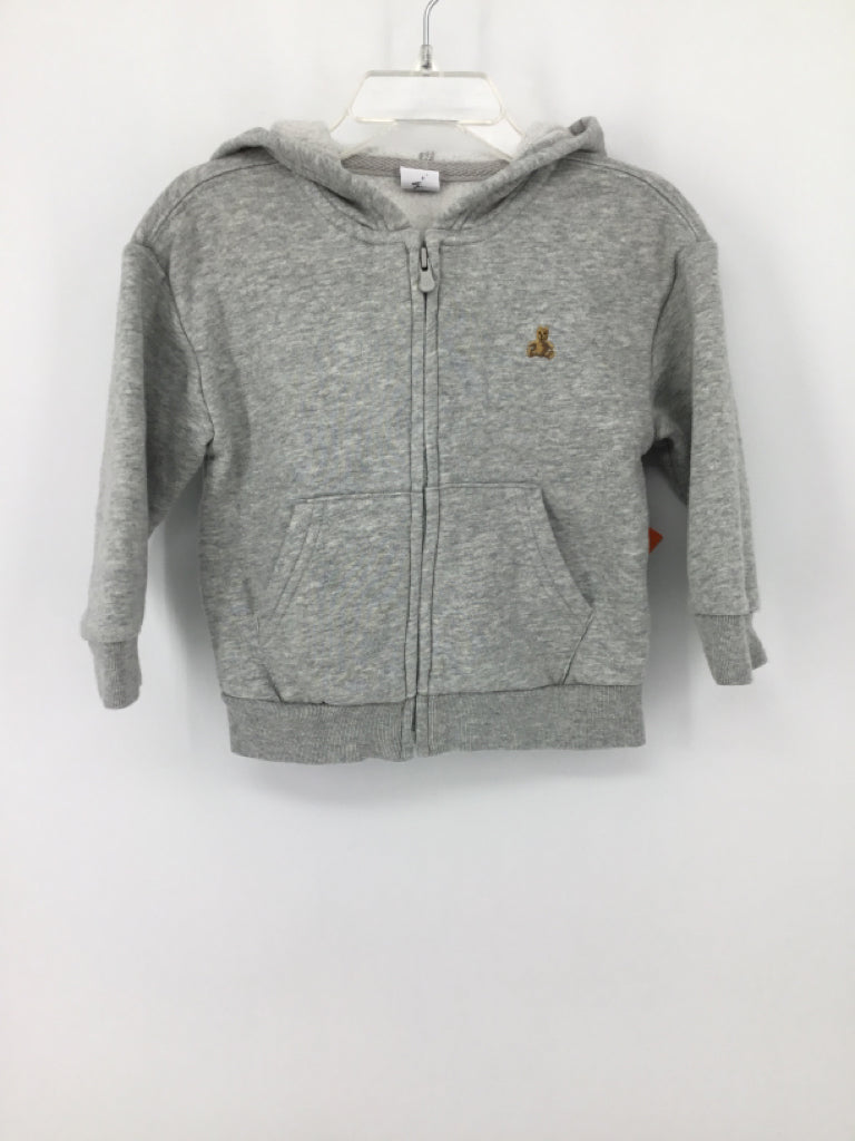 Baby Gap Child Size 18-24 Months Gray Solid Hoodie - boys