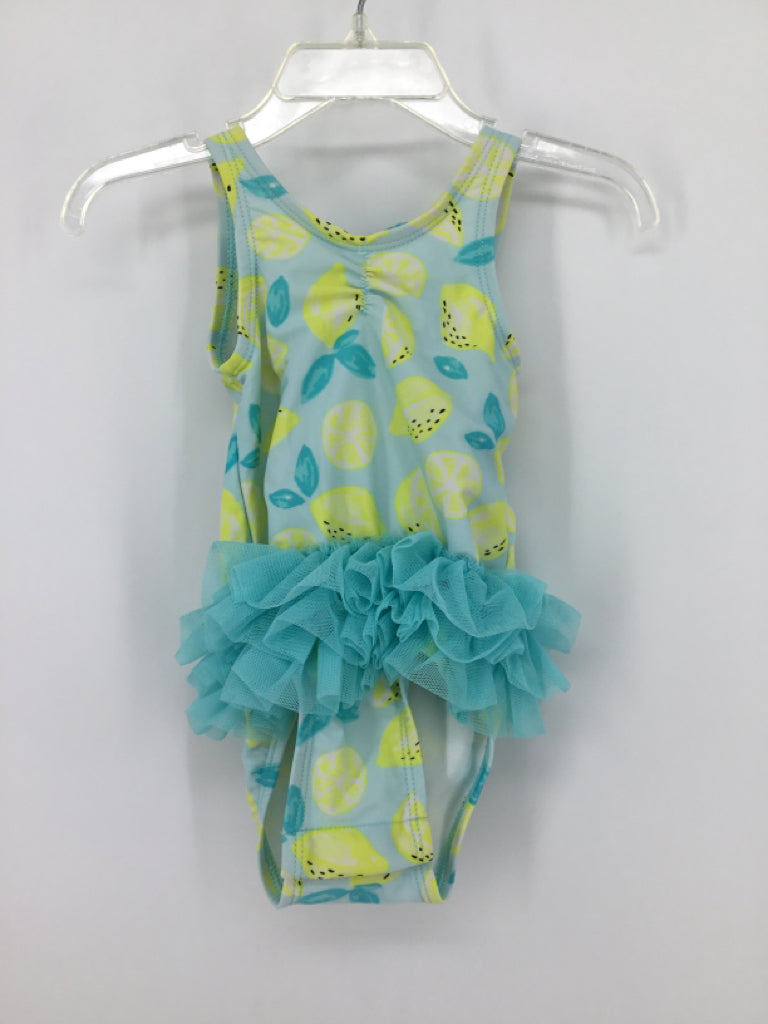 Cat & Jack Child Size 6-9 Months Blue Swimwear - girls