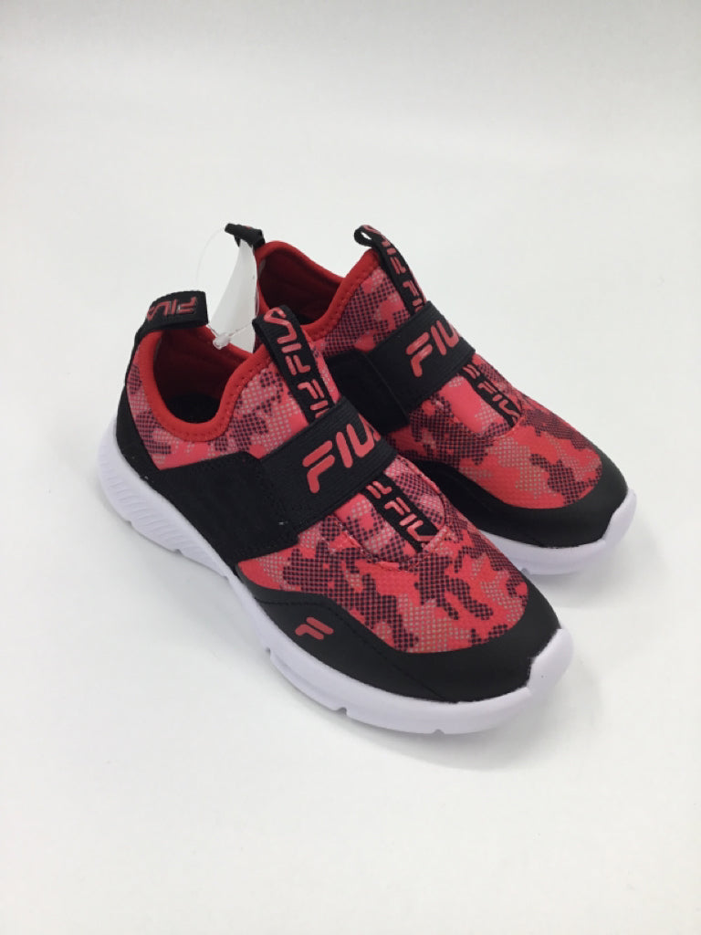Fila Child Size 12 Red Sneakers