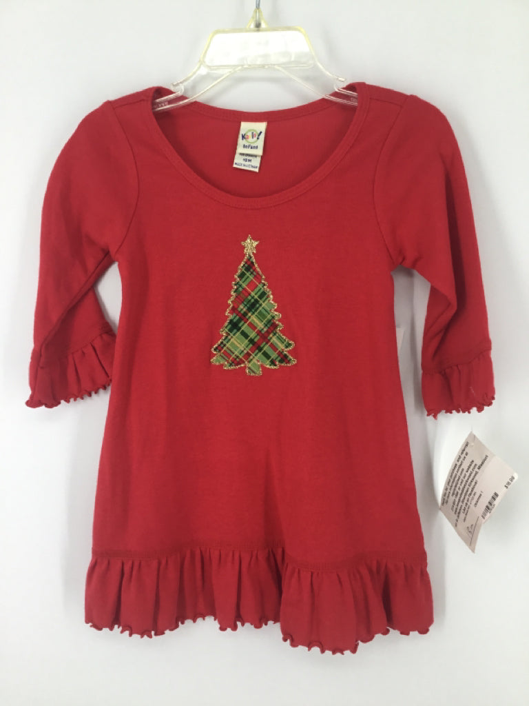 Kavio! Child Size 18 Months Red Christmas