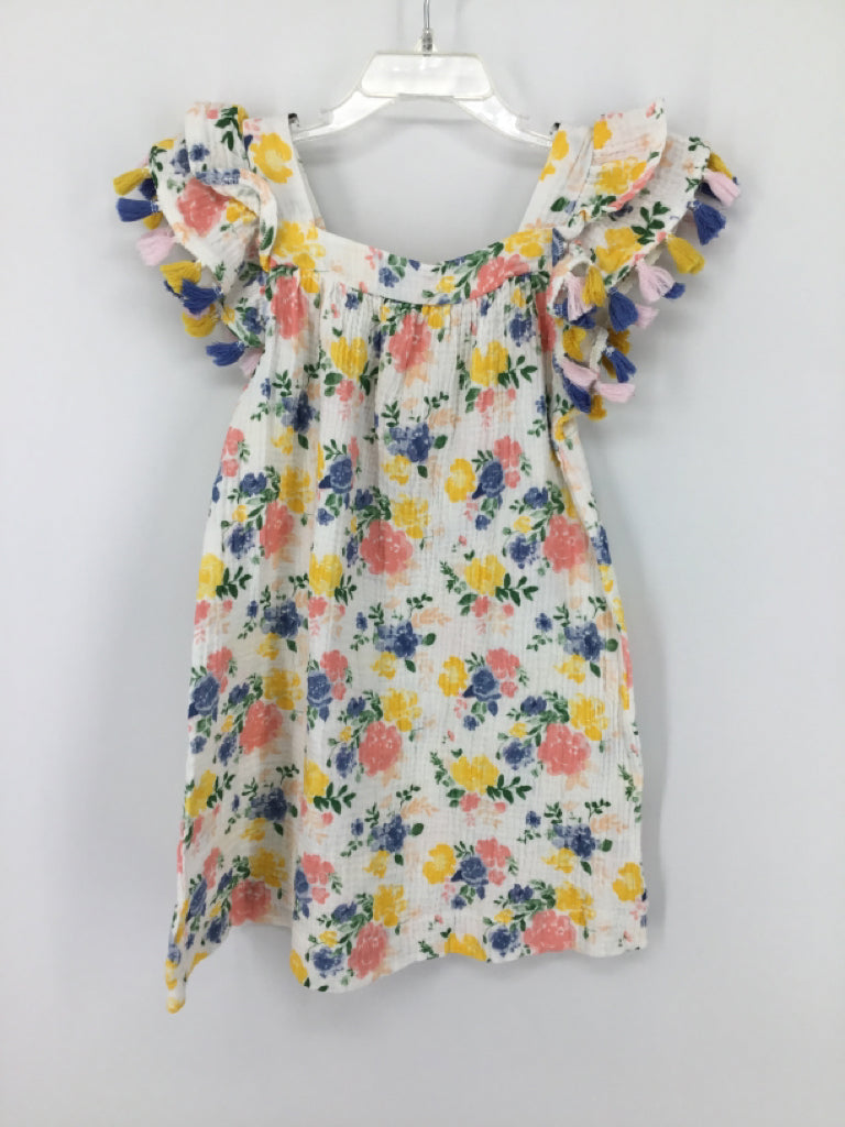 Mudpie Child Size 5 White Dress - girls