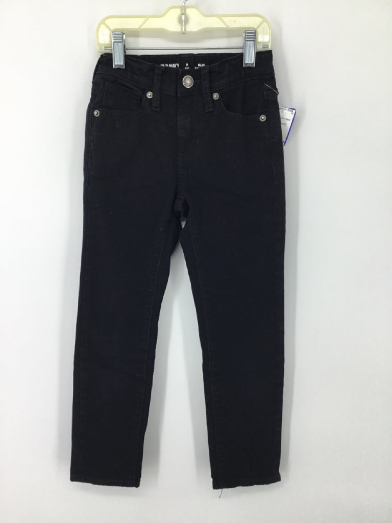 Old Navy Child Size 7 Black Solid Pants - boys