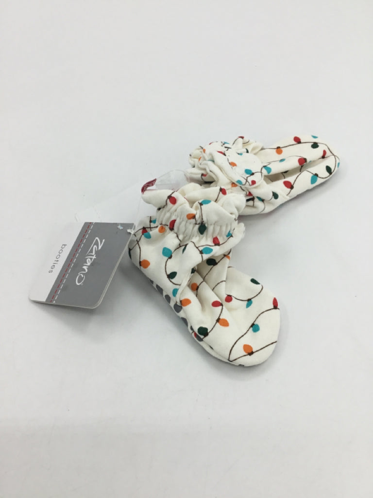 Zutano Child Size 2 Toddler Multi-Color Baby/Walker Shoes