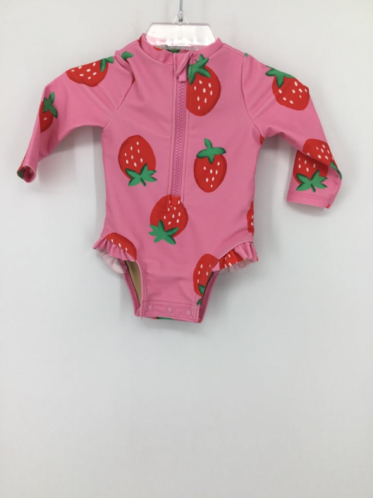 Old Navy Child Size 0-3 Months Pink Swimwear - girls
