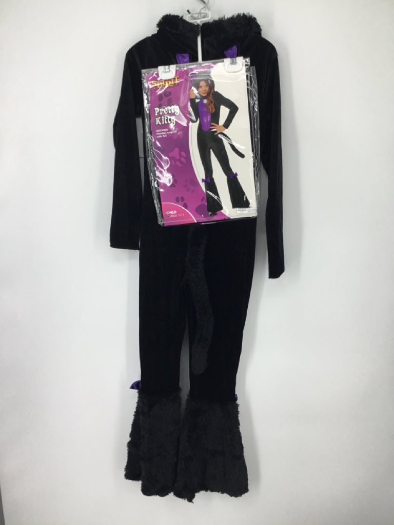 Spirit Child Size 12 Black Pretty Kitty Halloween Costume