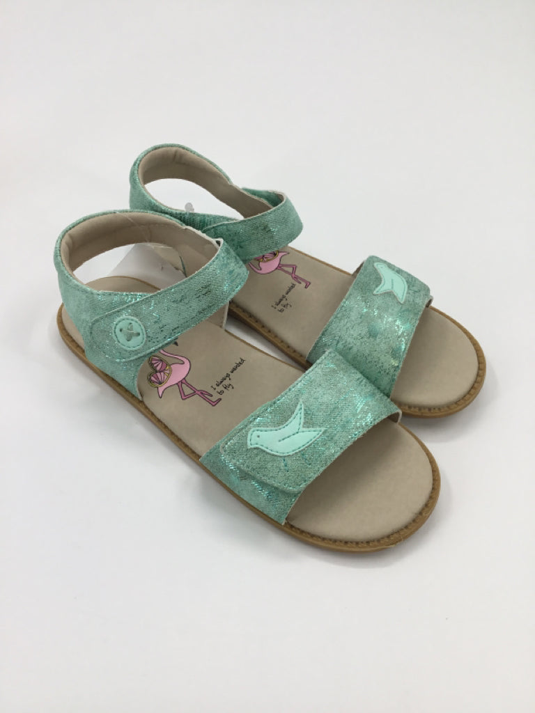 Livie & Luca Child Size 3 Green Sandals/Flip Flops