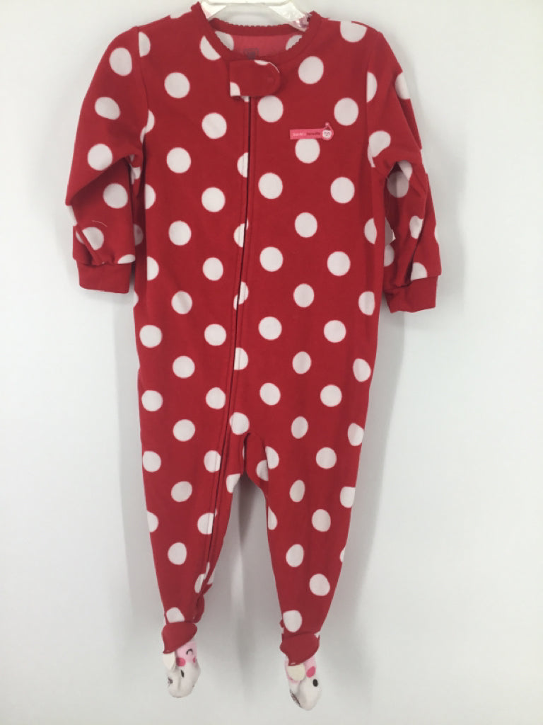 Just One You Made by Carters Child Size 18 Months Red Christmas Sleeper