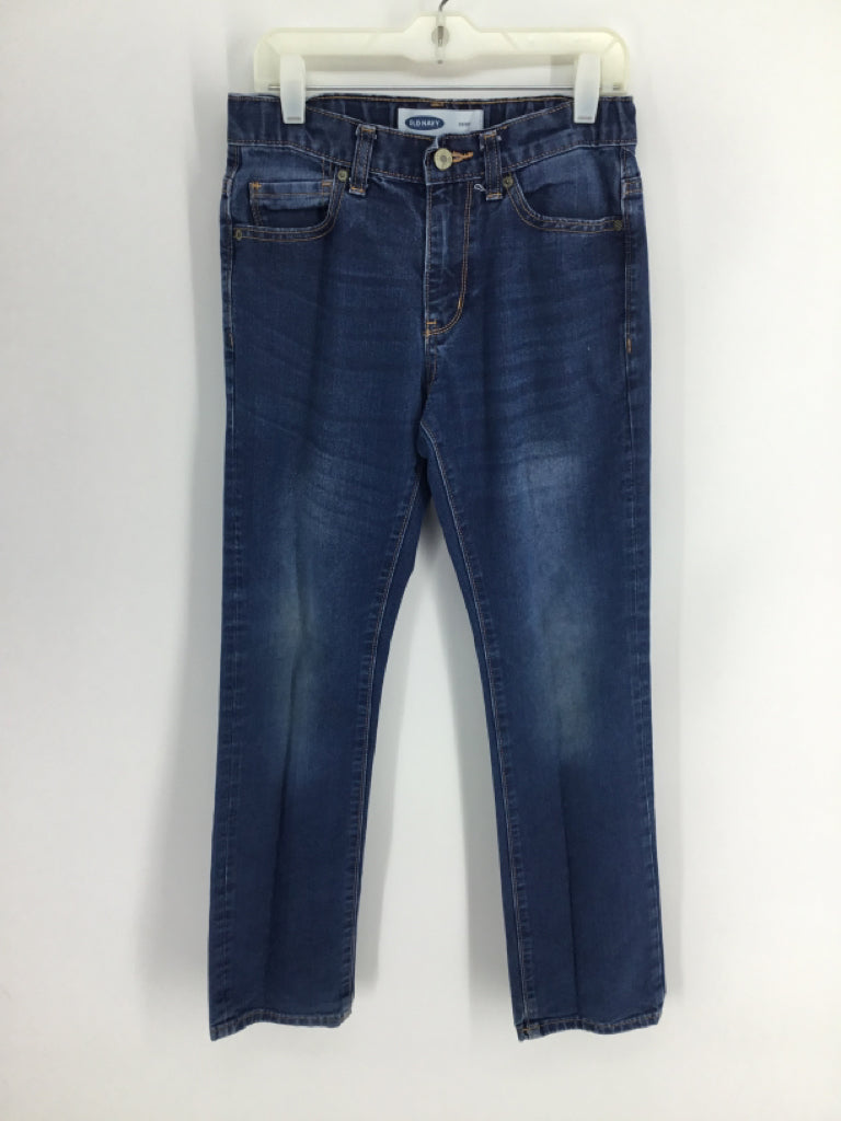 Old Navy Child Size 12 Blue Solid Jeans - boys