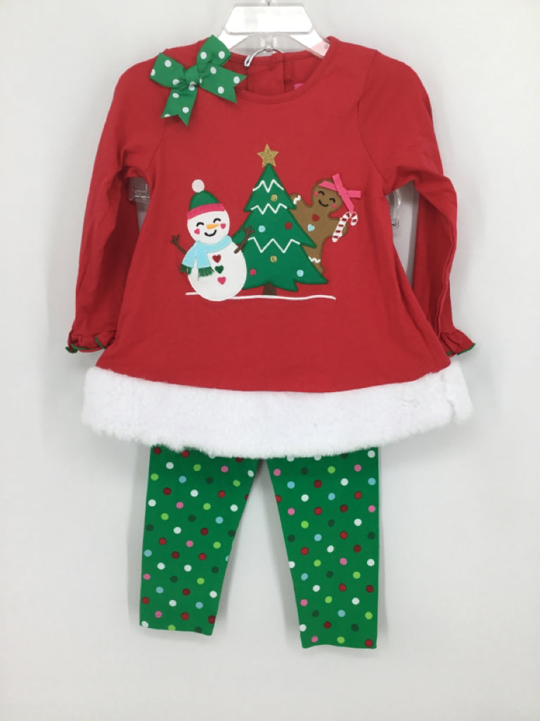 goodlad Child Size 3 Red Christmas Outfit