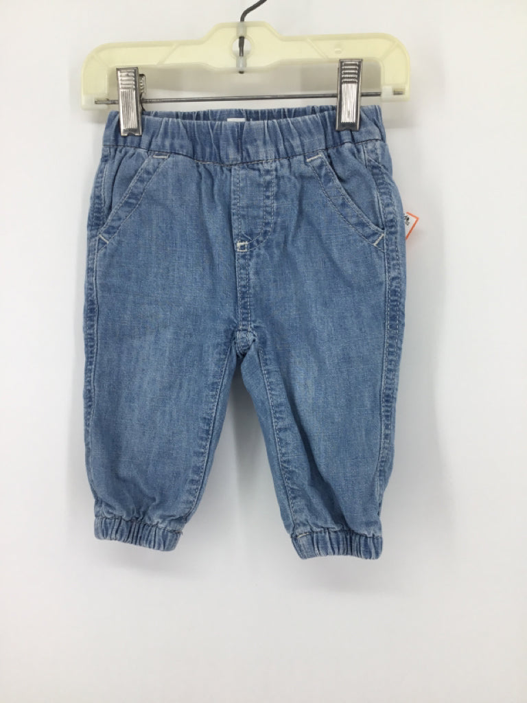 Gap Denim Child Size 3-6 Months Blue Solid Jeans - boys