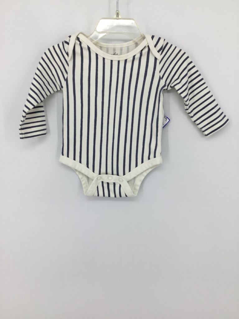 Pehr Child Size 3-6 Months Blue Onesie