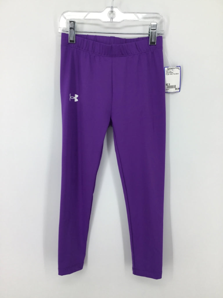 Under Armour Child Size 5 Purple Pants - girls