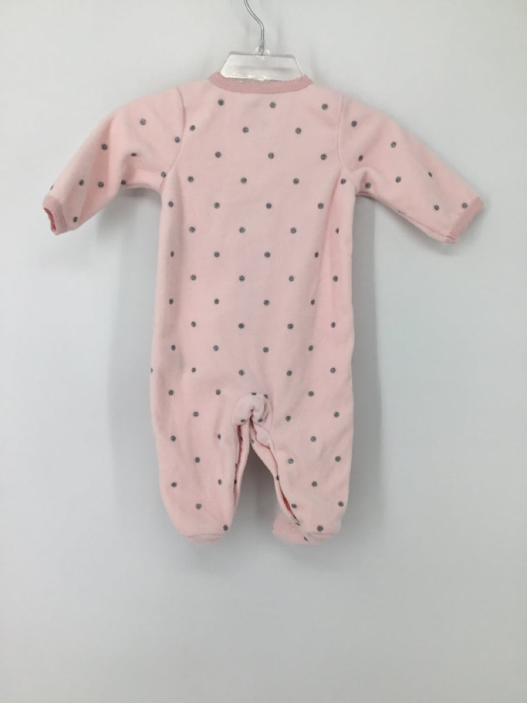 Carter's Child Size 3 Months Pink Sleepers