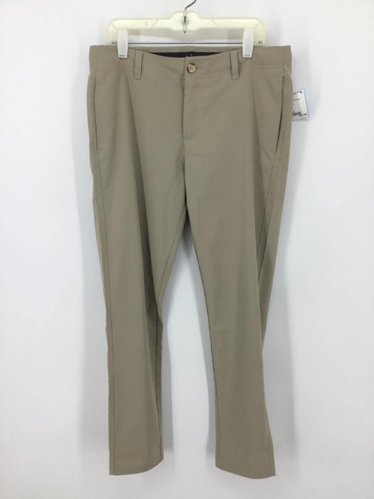 Izod Child Size 12 Tan Solid Pants - boys