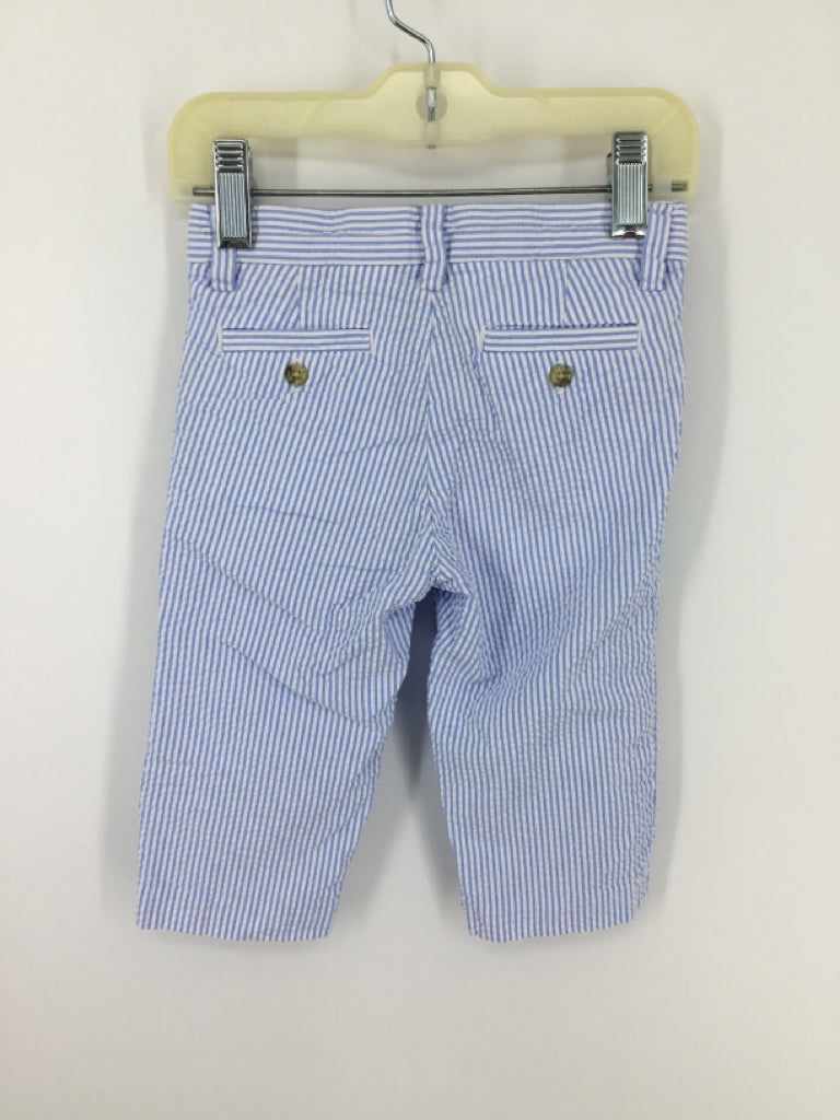 Janie and Jack Child Size 12-18 Months Blue Stripe Pants - boys