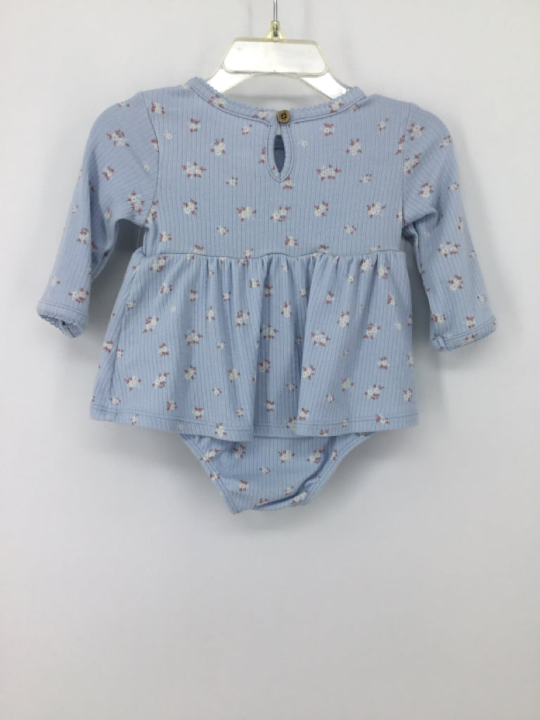 cloud island Child Size 0-3 Months Blue Outfit - girls