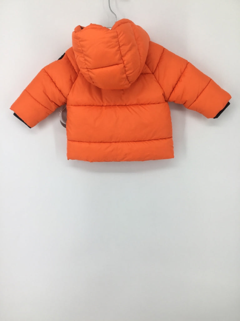 Minoti Baby Child Size 6-9 Months Orange Solid Outerwear - boys