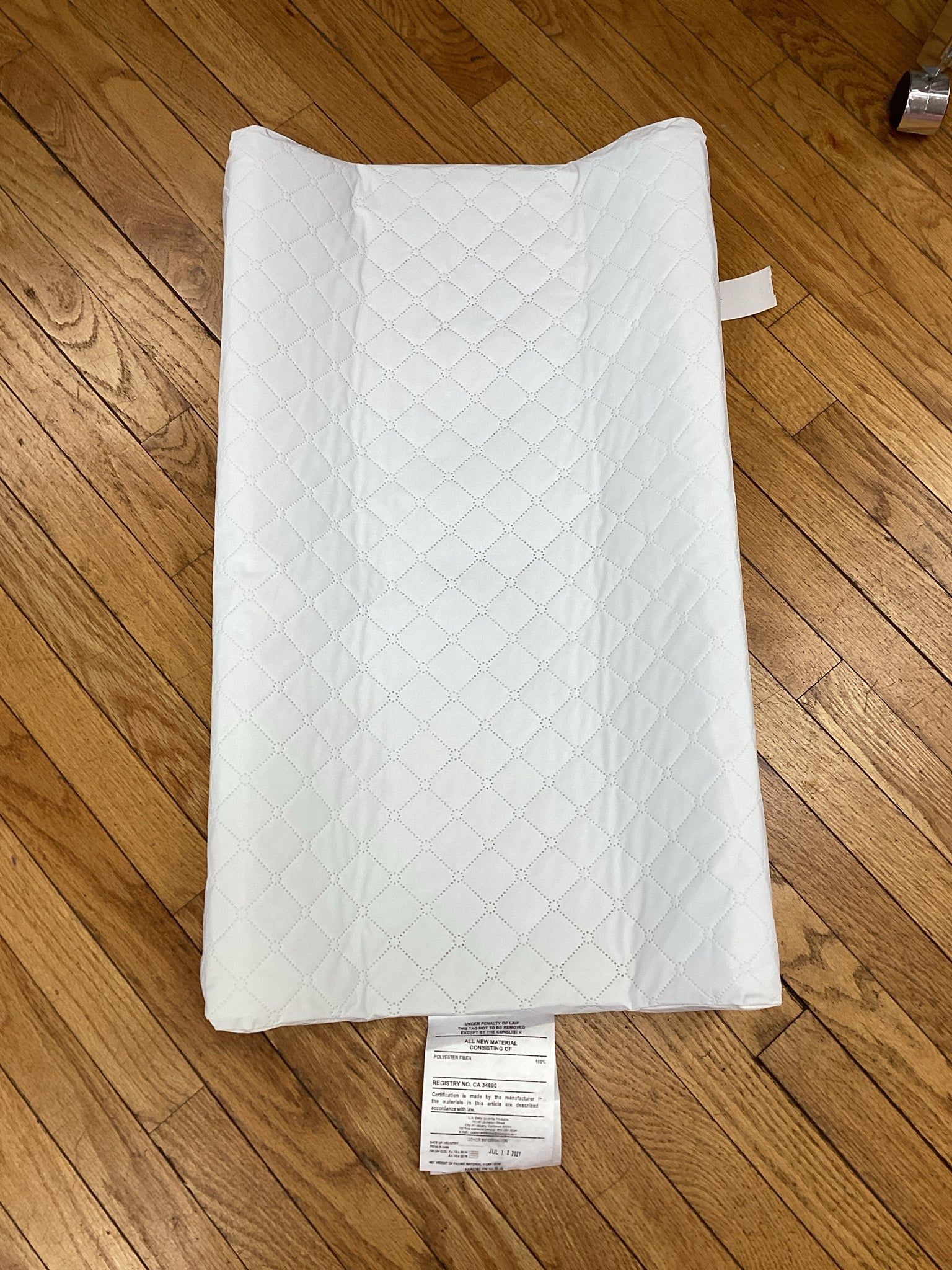 White Changing Pad
