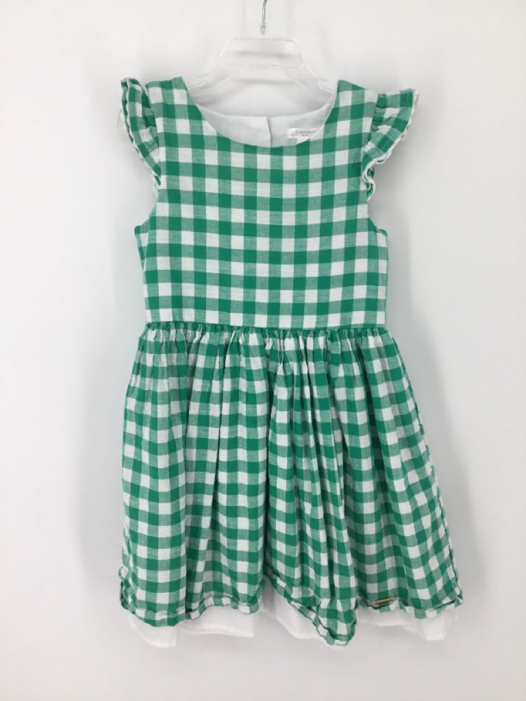 Tahari Child Size 6 Green Dress - girls