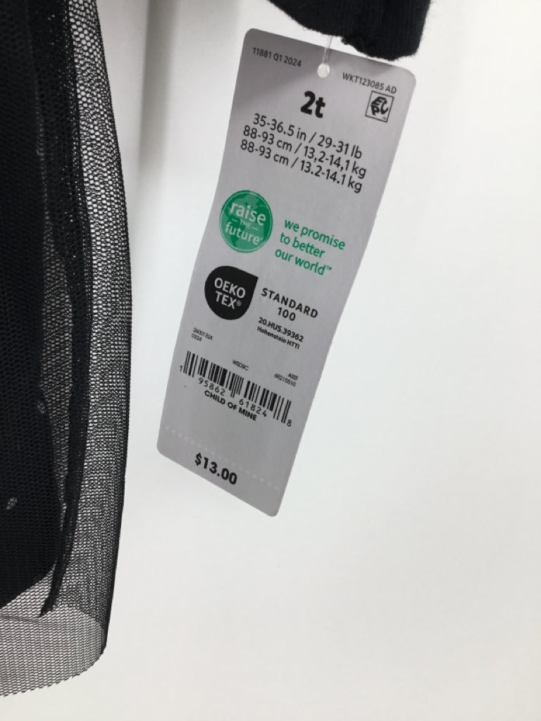 Child of Mine Child Size 2 Black Halloween Dress