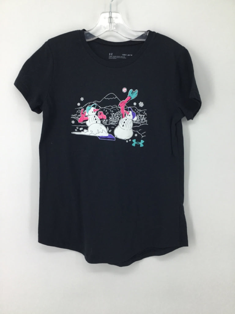 Under Armour Child Size 10 Black T-shirt - girls
