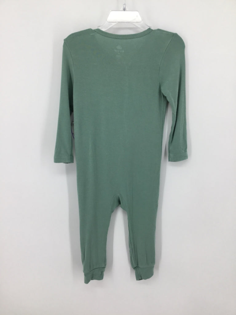 cloud island Child Size 18 Months Green Solid Pajamas - boys
