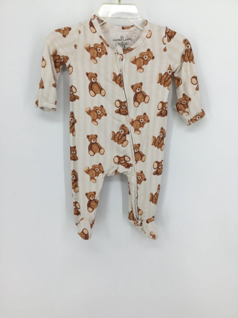 Caden Lane Child Size Newborn Tan Sleepers