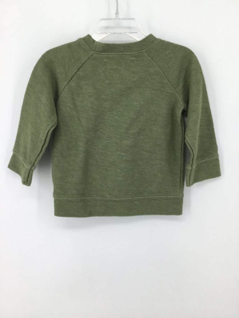 Old Navy Child Size 12-18 Months Green Solid Shirt - boys